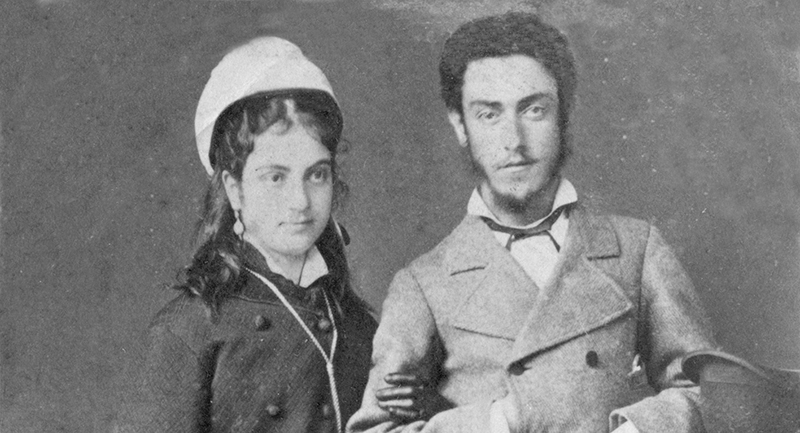 Спиридон Николаевич с женой Прасковьей